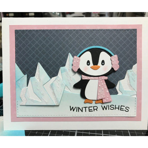 Spellbinders Penguin Winter Wishes