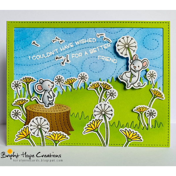 Lawn Fawn Dandy Day Friendship Card