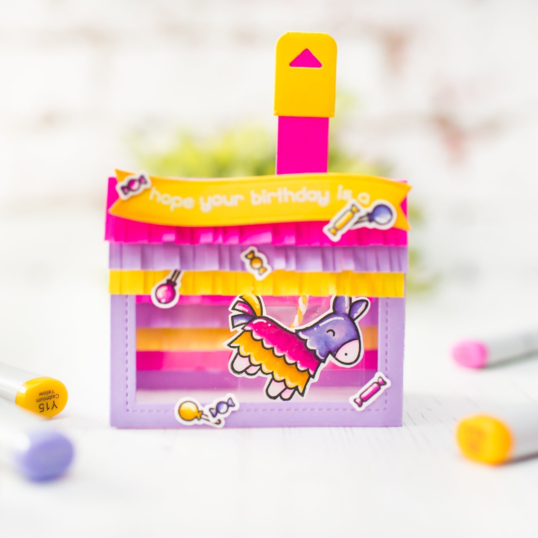 Interactive Piñata Card by Mona – ScrapbookPal