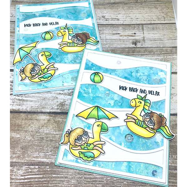 Avery Elle Pool Party Card by Gaylynn