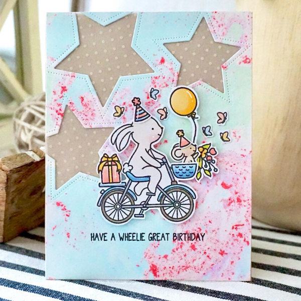 Wheelie Great Birthday Card by Annette