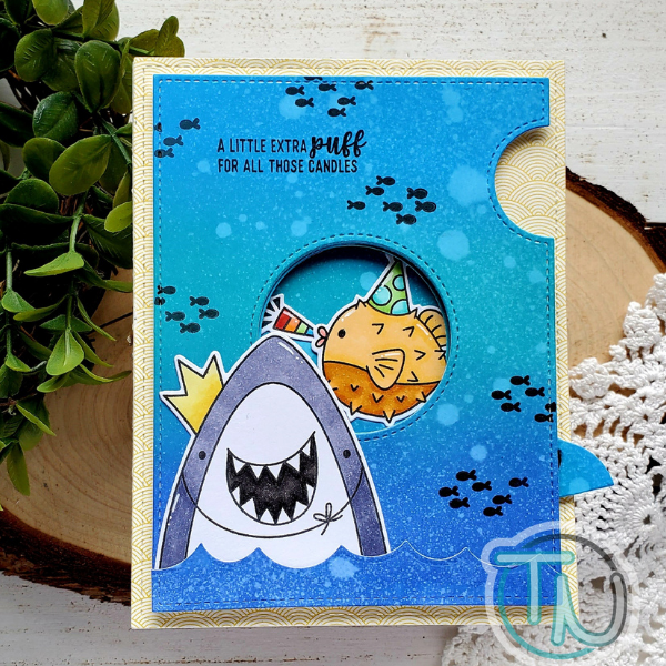 Under the Sea Magic Iris Birthday Card