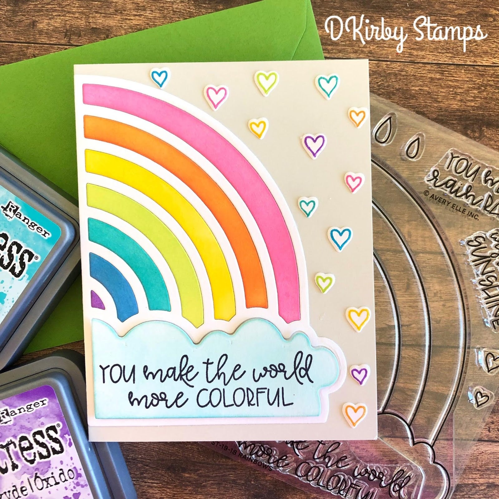 Rainbow Card by Dana