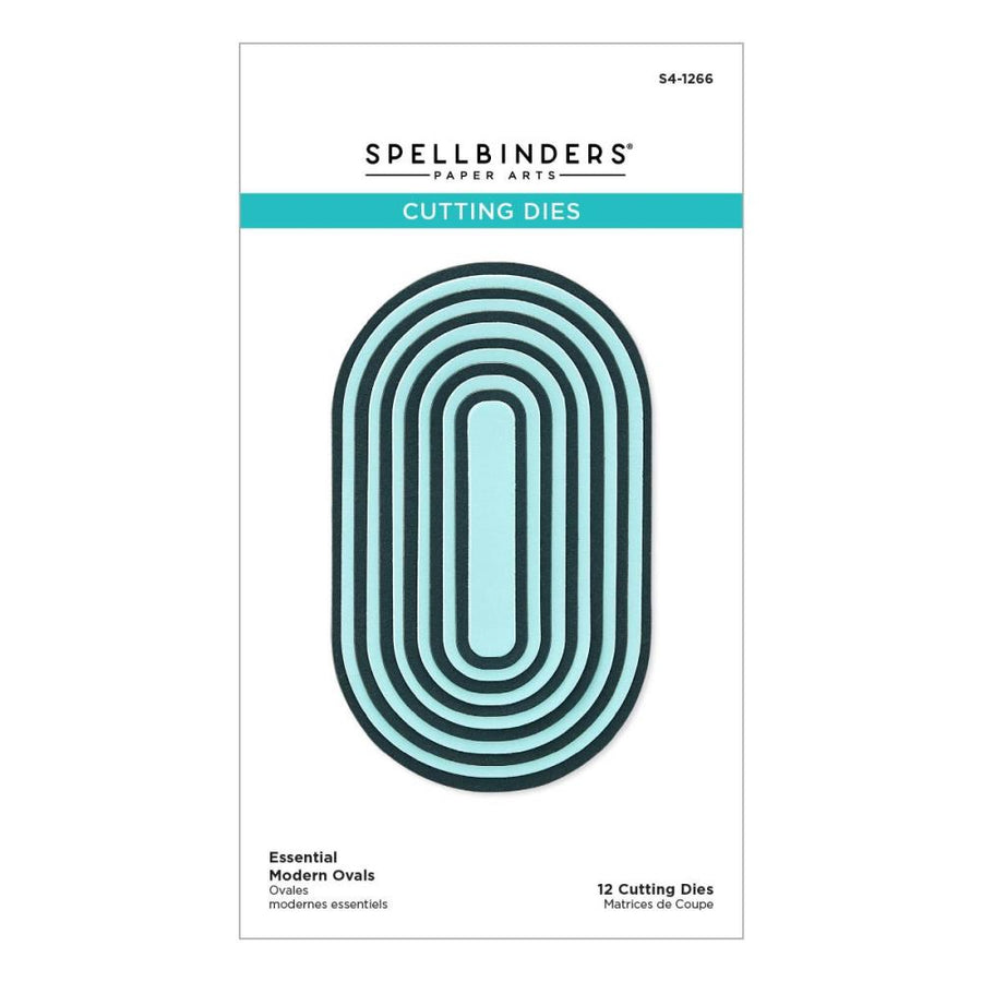 Spellbinders - Sealed for Summer Collection - Dies - Essential Modern Ovals