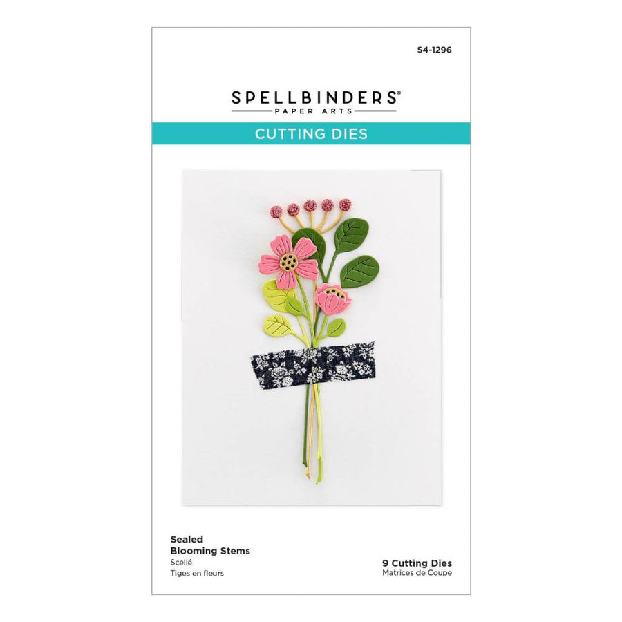 Spellbinders - Sealed for Summer Collection - Dies - Sealed Blooming Stems