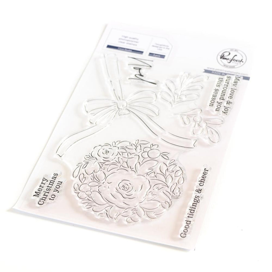 Pinkfresh Studio - Clear Stamps - Floral Bauble