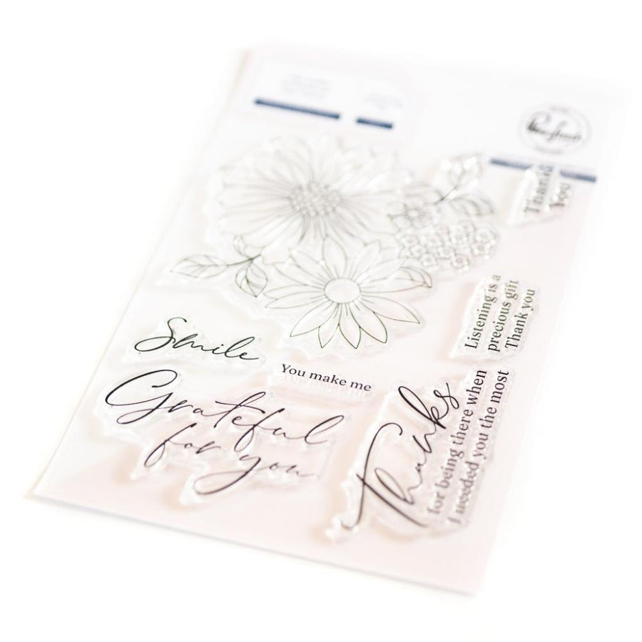Pinkfresh Studio - Clear Stamps - Thanks for Being There