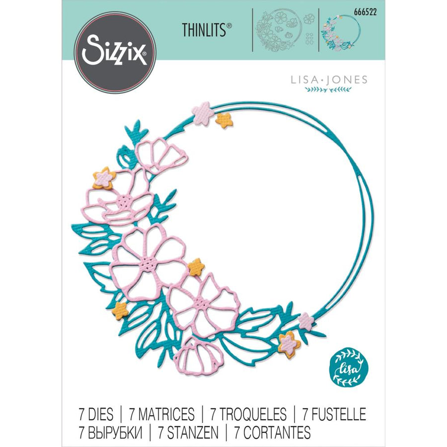 Sizzix - Thinlits Dies - Floral Round