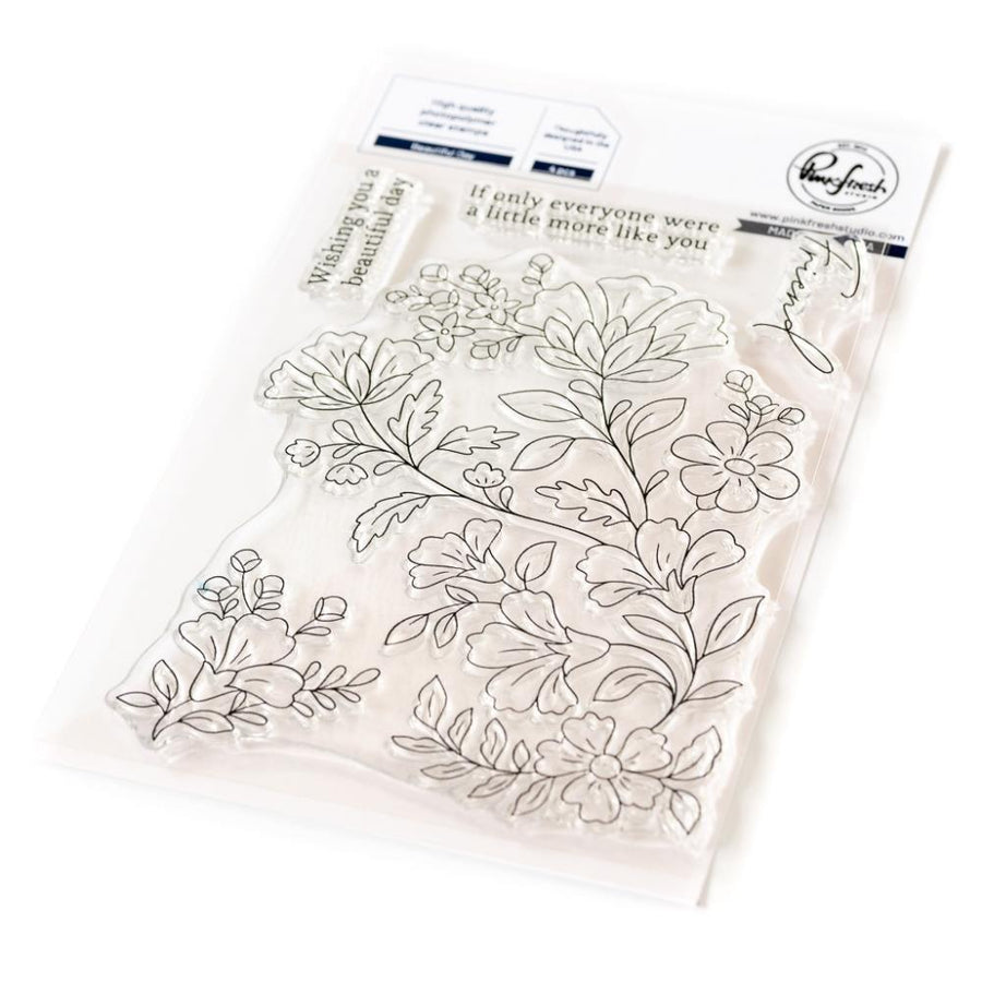 Pinkfresh Studio - Clear Stamps - Beautiful Day