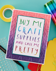 Spellbinders - Glimmer Cardfront Sentiments Collection - Glimmer Hot Foil Plate - Buy Me Craft Supplies