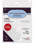 3L - Scrapbook Adhesives - 3D Foam Micro Squares - White-ScrapbookPal