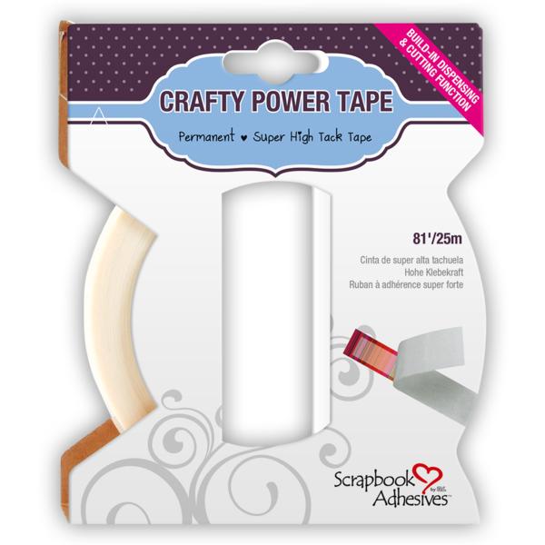 3L - Scrapbook Adhesives - Crafty Power Tape - Dispenser, 81'-ScrapbookPal