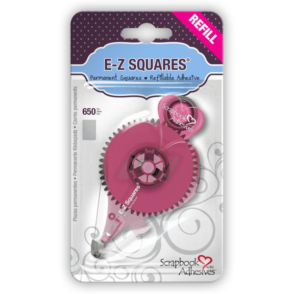 3L - Scrapbook Adhesives - E-Z Squares Refill - Permanent-ScrapbookPal