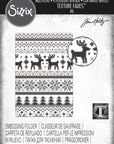 Sizzix - Tim Holtz - Multi-Level Texture Fades Embossing Folder - Holiday Knit