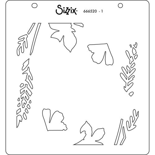 Sizzix - Stencils - Layered Botanical Border