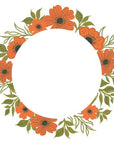 Sizzix - Clear Stamps - Layered Botanic Wreath