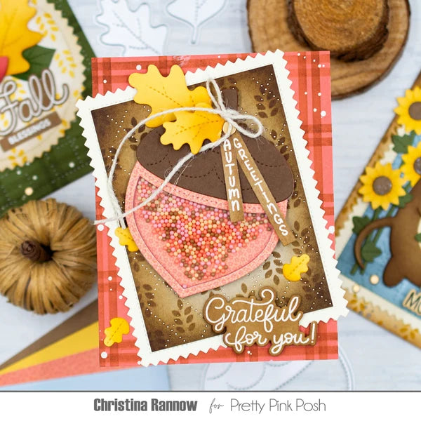 Pretty Pink Posh - Stencils - Wheat Pattern