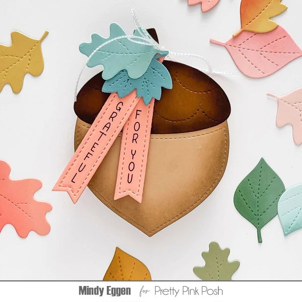 Pretty Pink Posh - Clear Stamps - Upright Greetings: Fall
