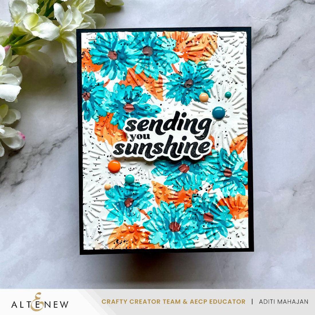 Altenew - 3D Embossing Folder - Batik Blooms-ScrapbookPal