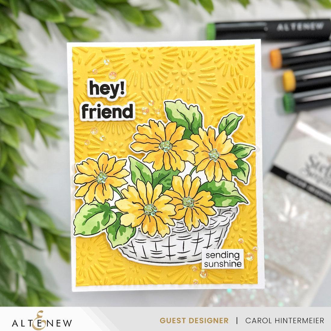 Altenew - 3D Embossing Folder - Batik Blooms-ScrapbookPal