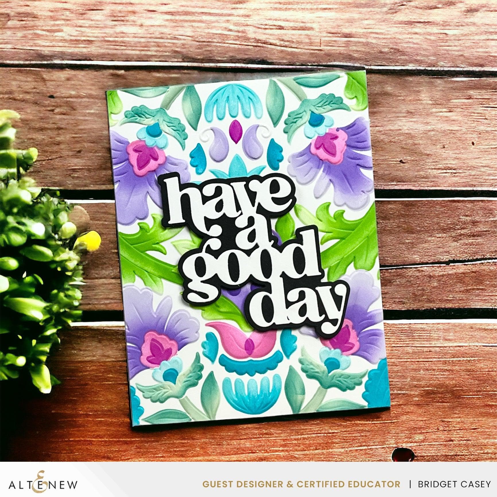 Altenew - 3D Embossing Folder - Blooming Motifs-ScrapbookPal