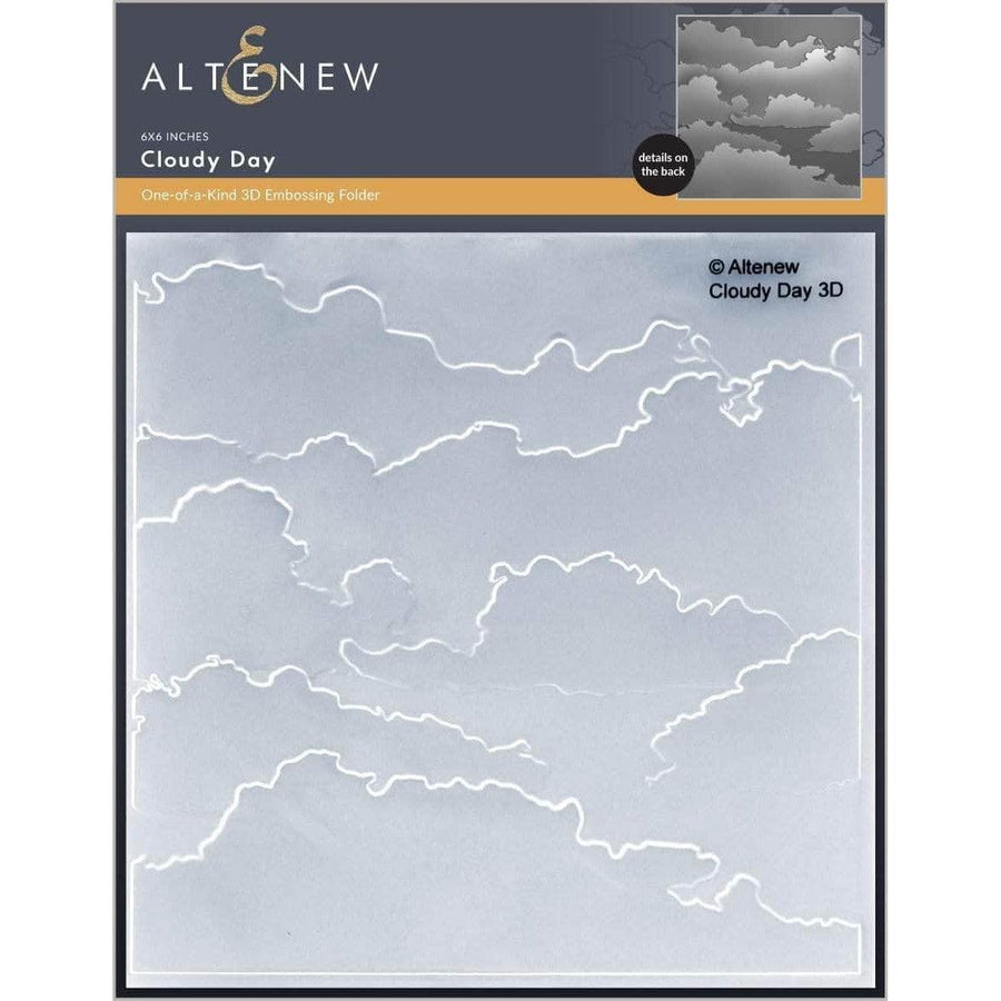 Altenew - 3D Embossing Folder - Cloudy Day-ScrapbookPal