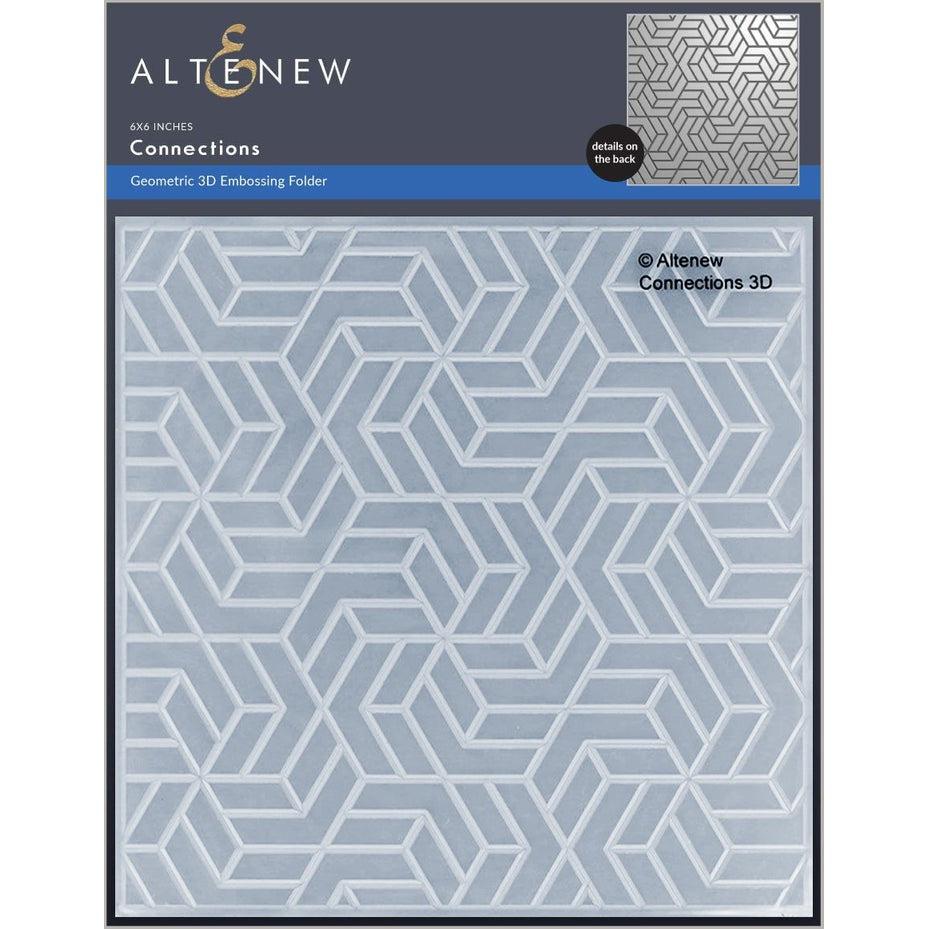 Altenew - 3D Embossing Folder - Connections-ScrapbookPal