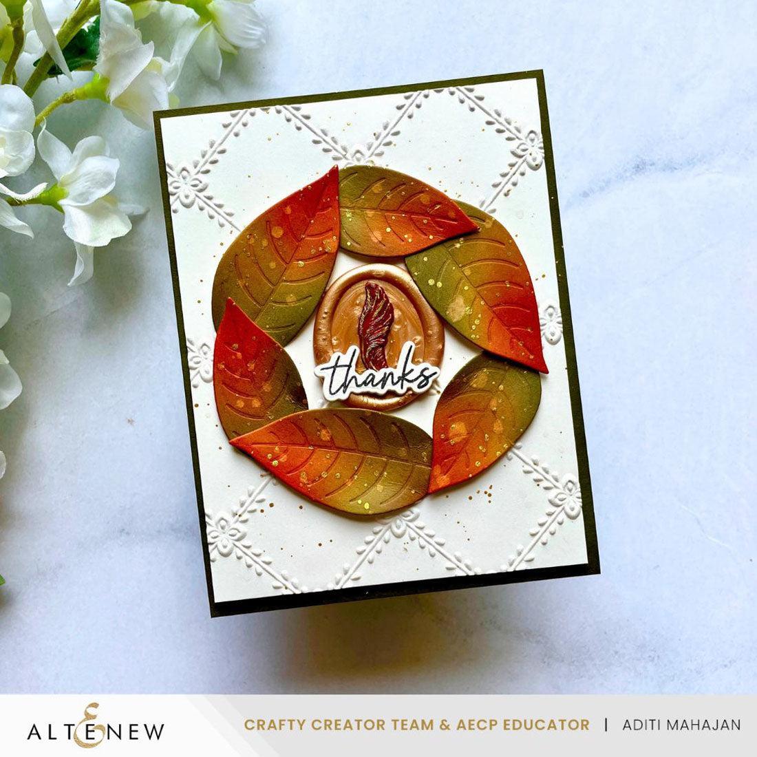 Altenew - 3D Embossing Folder - Crisscross Blooms-ScrapbookPal