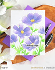 Altenew - 3D Embossing Folder - Dancing Cosmos-ScrapbookPal