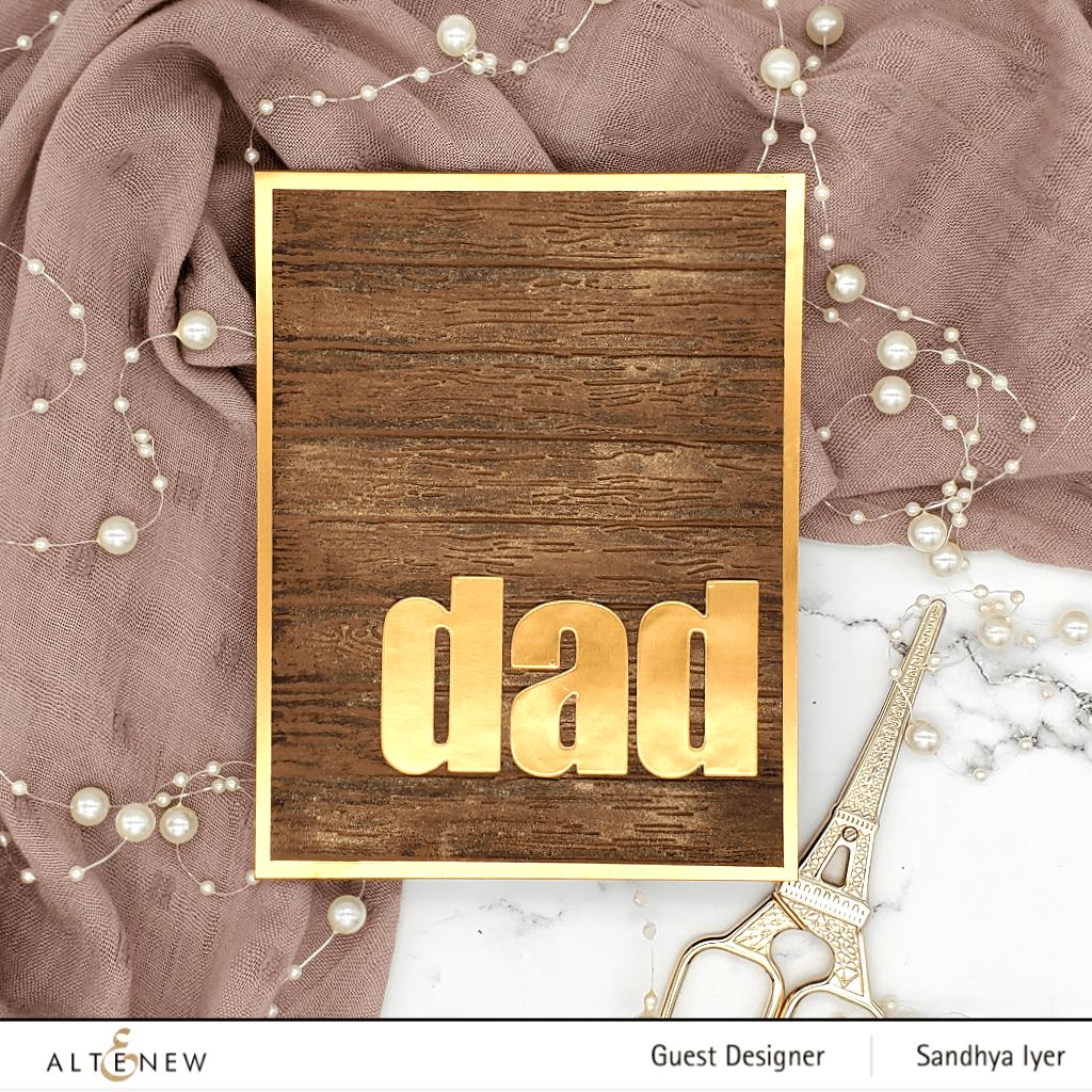 Altenew - 3D Embossing Folder - Deck Planks-ScrapbookPal