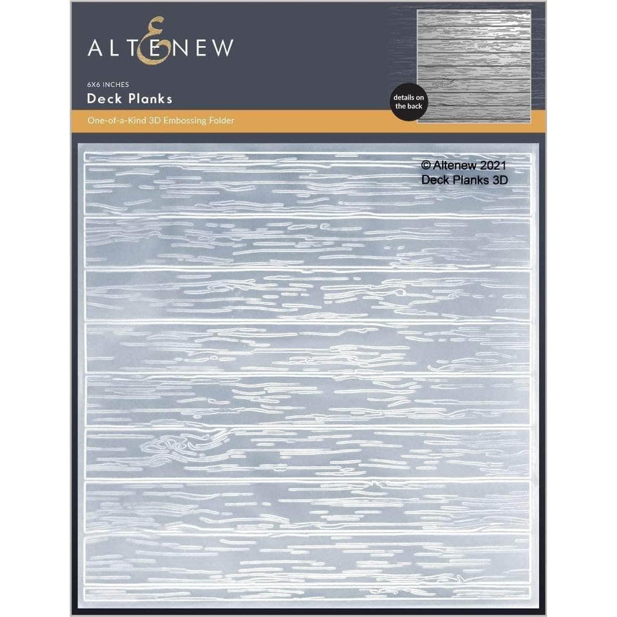 Altenew - 3D Embossing Folder - Deck Planks-ScrapbookPal