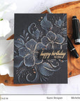 Altenew - 3D Embossing Folder - Decorative Florals-ScrapbookPal