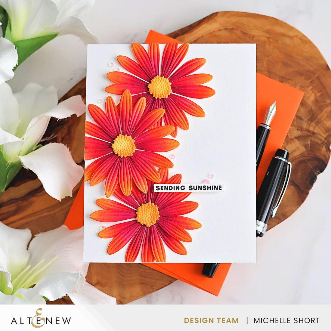 Altenew - 3D Embossing Folder & Dies -Lush Botanicals: African Daisy-ScrapbookPal