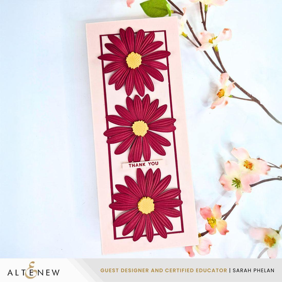 Altenew - 3D Embossing Folder & Dies -Lush Botanicals: African Daisy-ScrapbookPal