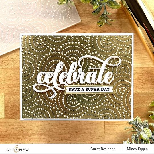 Altenew - 3D Embossing Folder - Dotty Circles-ScrapbookPal