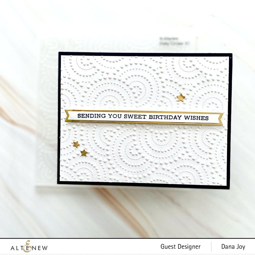 Altenew - 3D Embossing Folder - Dotty Circles-ScrapbookPal