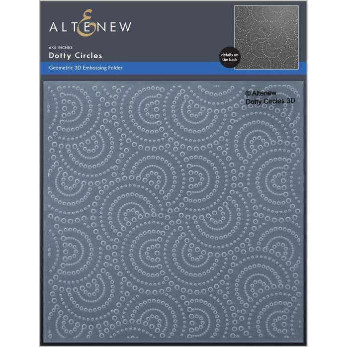 Altenew - 3D Embossing Folder - Dotty Circles-ScrapbookPal