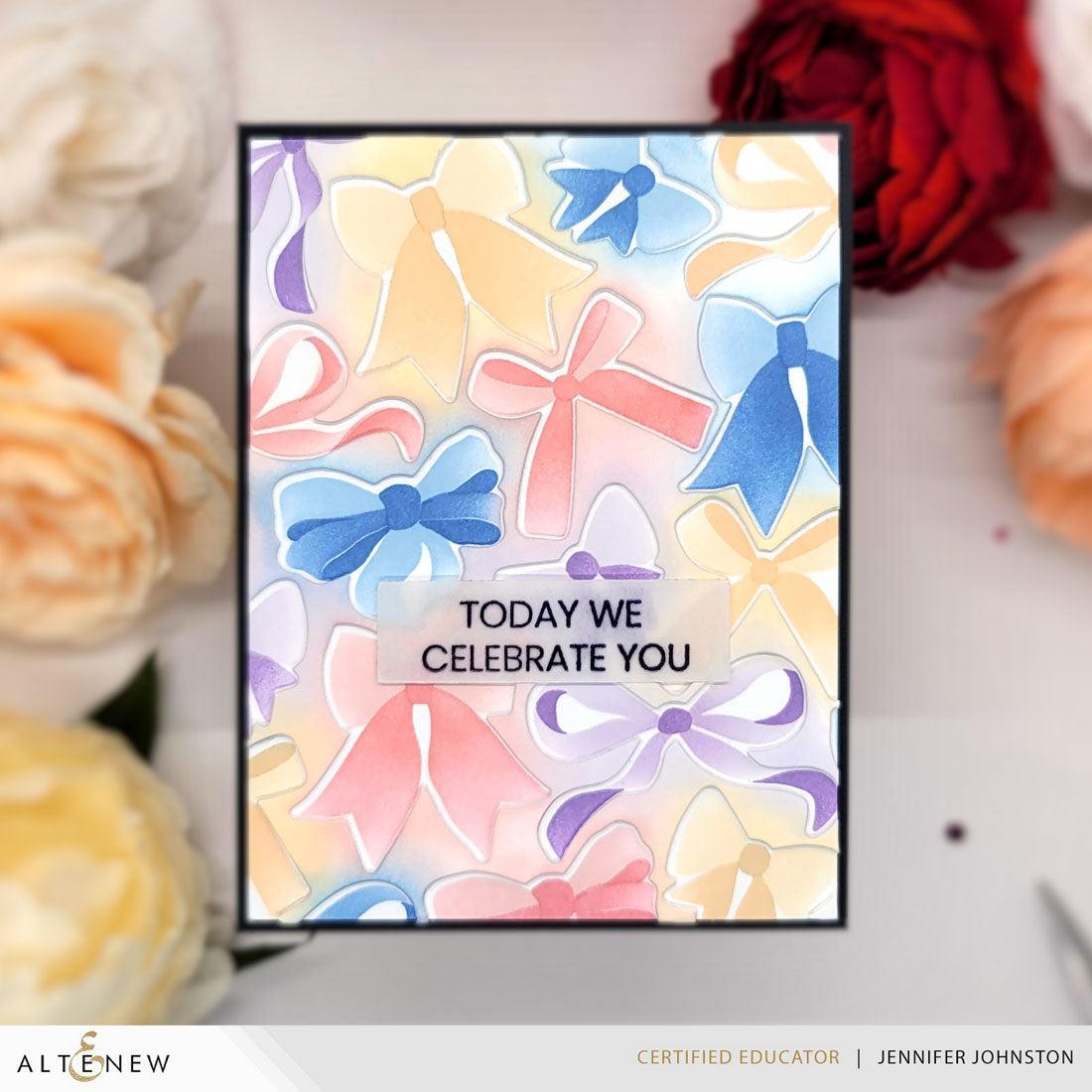 Altenew - 3D Embossing Folder - Elegant Bows-ScrapbookPal