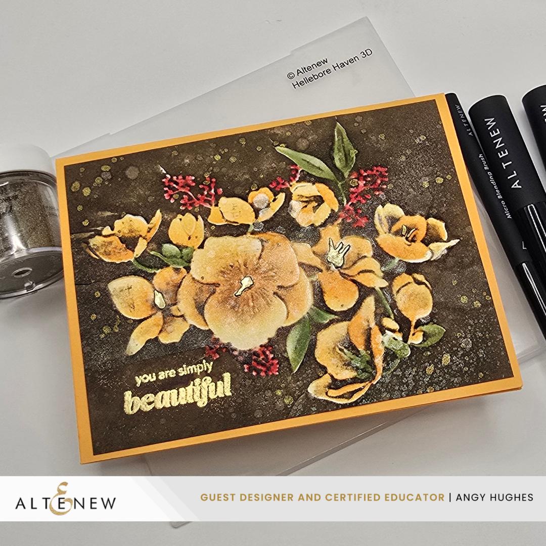 Altenew - 3D Embossing Folder - Hellebore Haven-ScrapbookPal