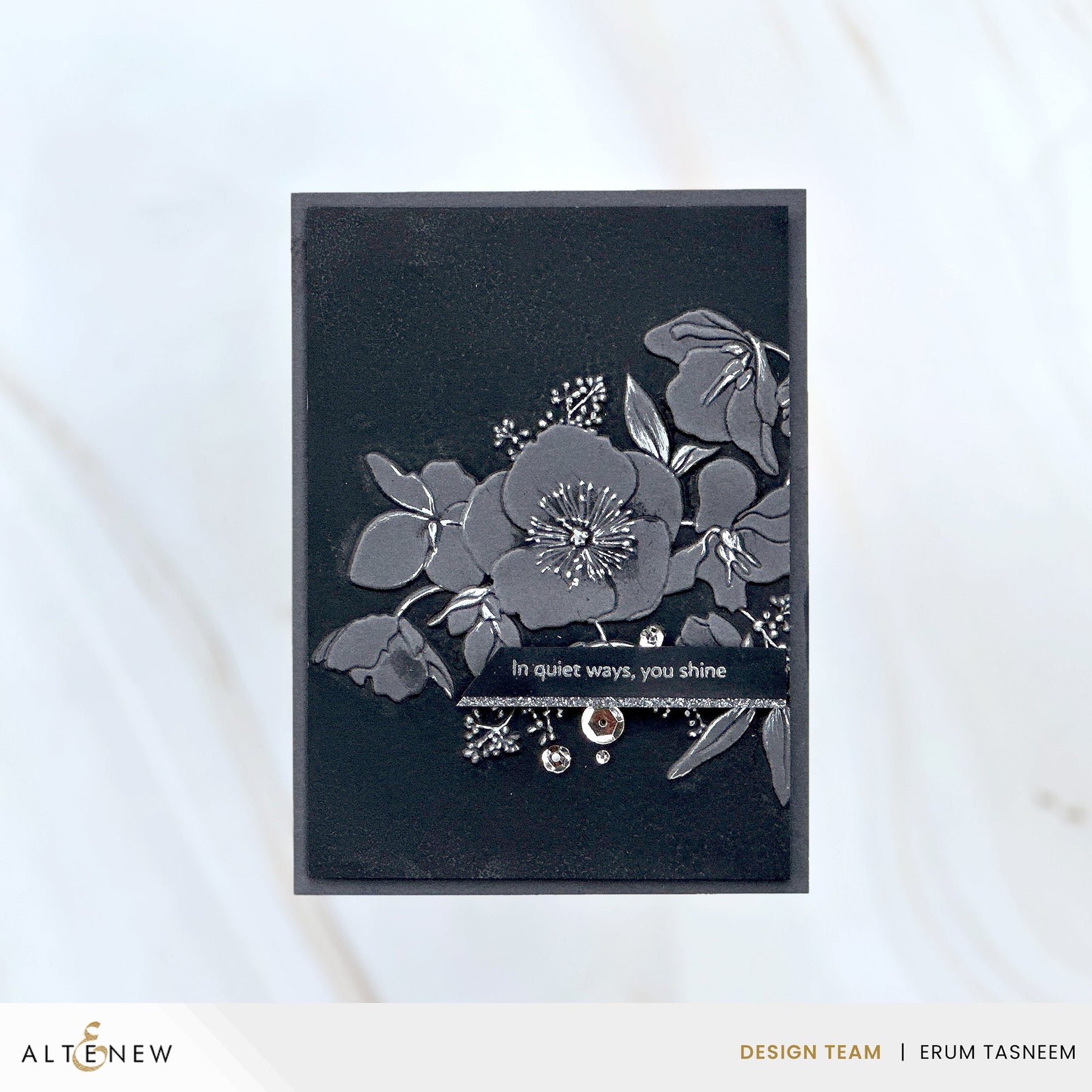 Altenew - 3D Embossing Folder - Hellebore Haven-ScrapbookPal