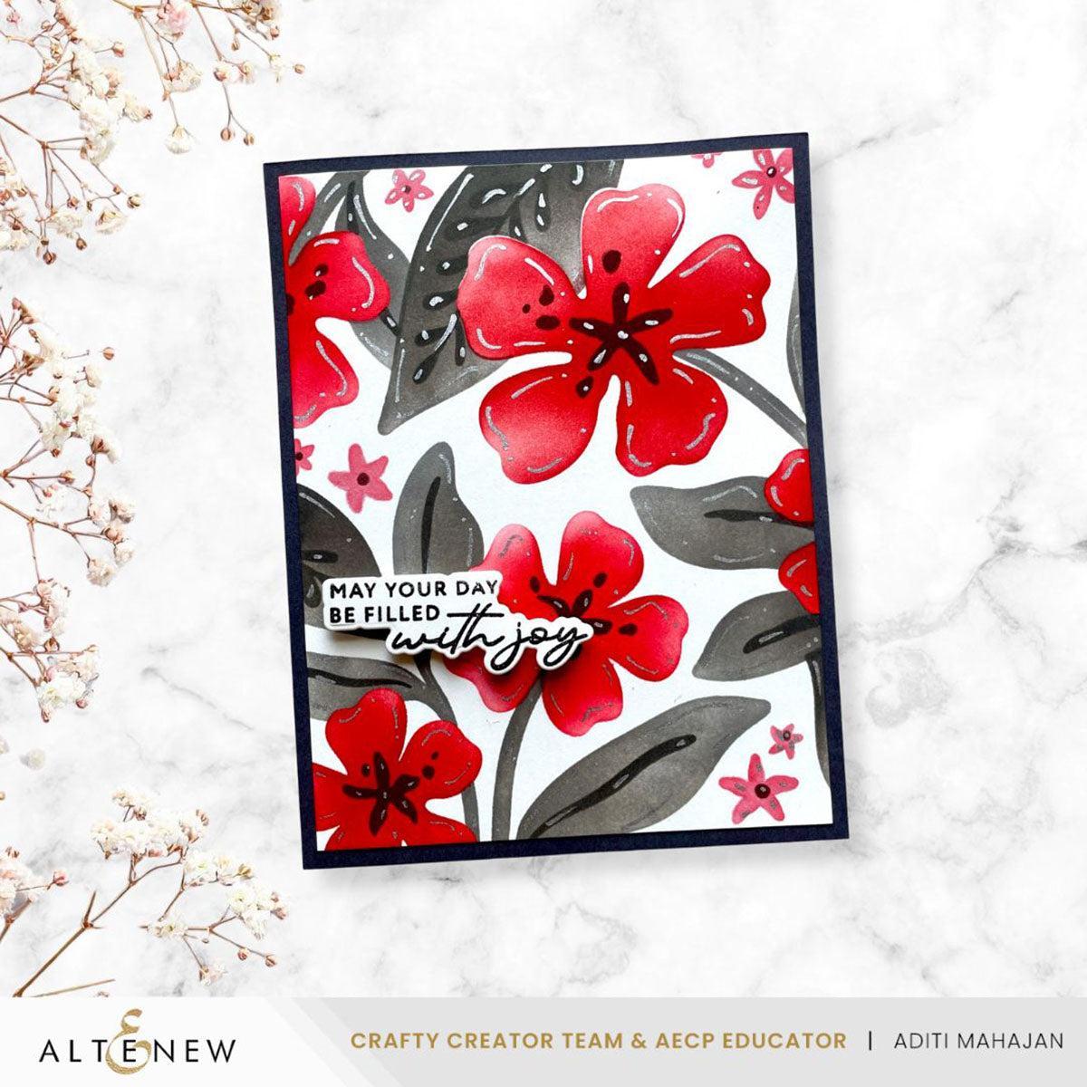 Altenew - Stencils - Joyful Garden-ScrapbookPal