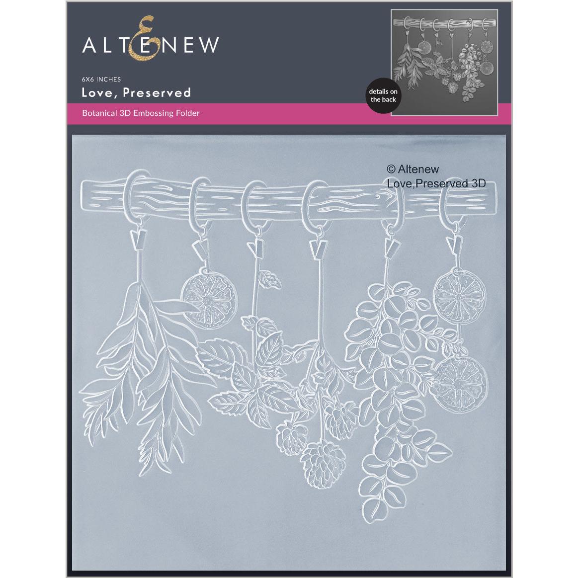 Altenew - 3D Embossing Folder - Love, Preserved-ScrapbookPal