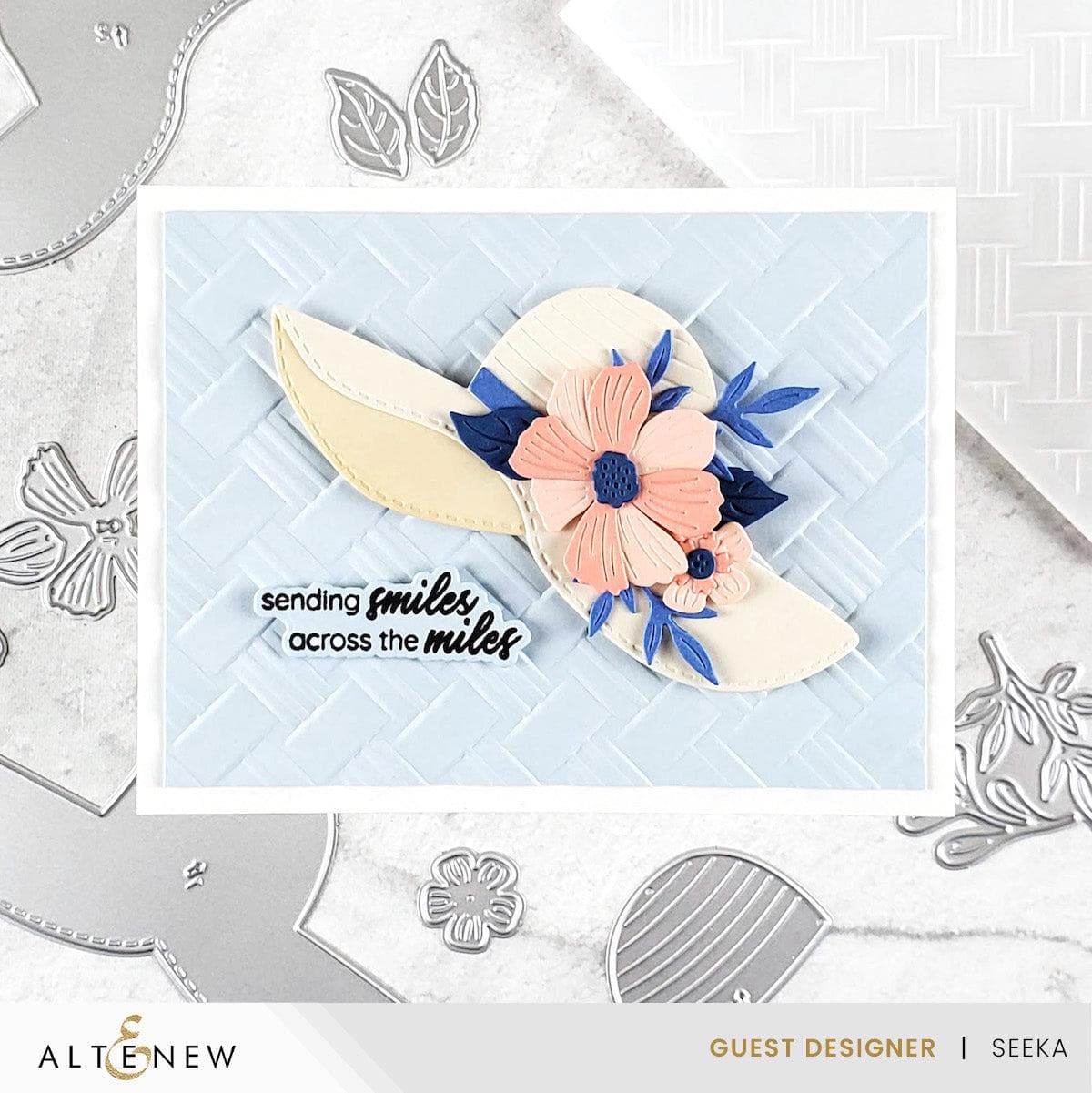 Altenew - 3D Embossing Folder - Natural Wicker Pattern-ScrapbookPal