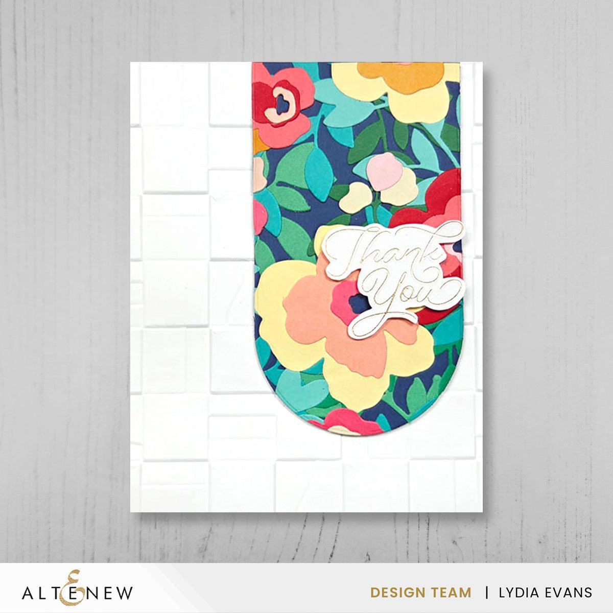 Altenew - 3D Embossing Folder - Paper Rhythm-ScrapbookPal