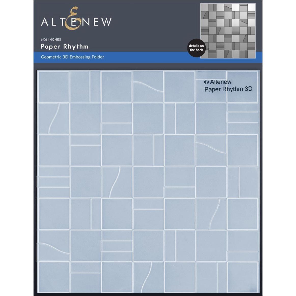 Altenew - 3D Embossing Folder - Paper Rhythm-ScrapbookPal