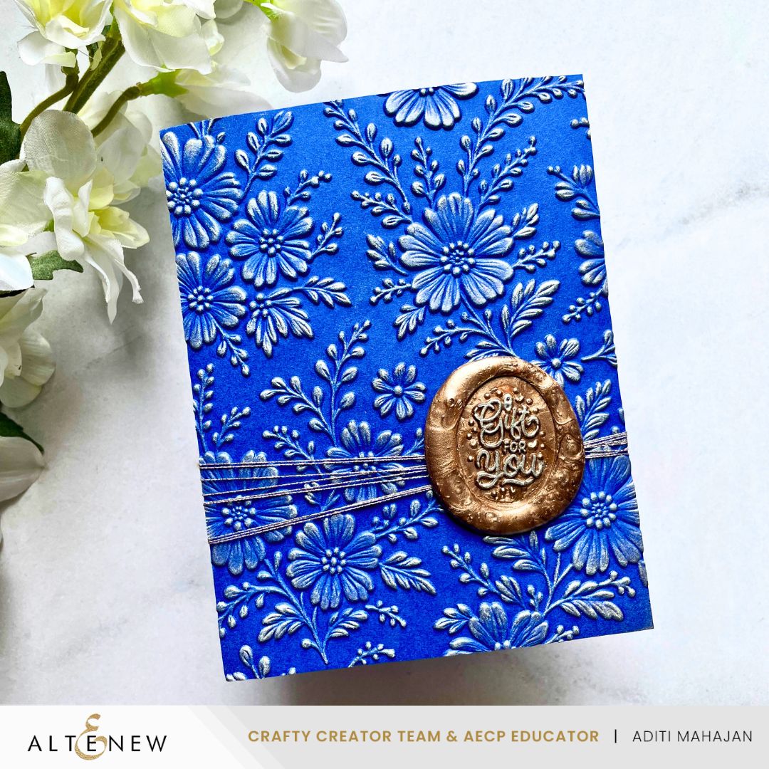Altenew - 3D Embossing Folder - Piped Floral Lace-ScrapbookPal