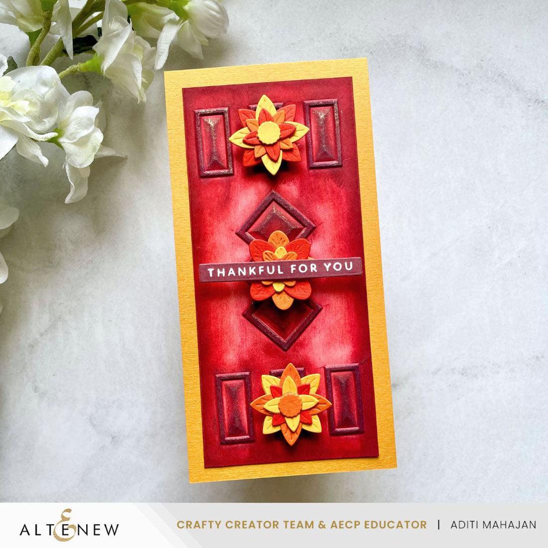Altenew - 3D Embossing Folder - Regal Facet-ScrapbookPal
