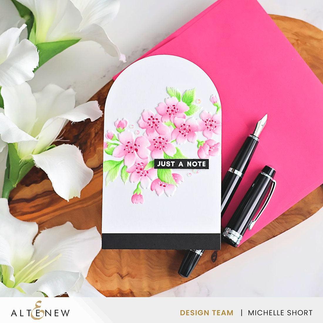Altenew - 3D Embossing Folder - Sakura Blossoms-ScrapbookPal