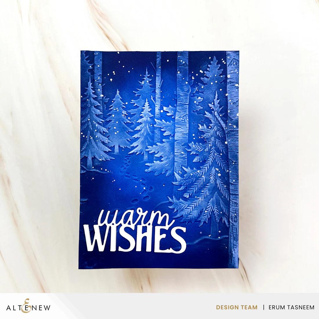 Altenew - 3D Embossing Folder - Snowy Footpath-ScrapbookPal