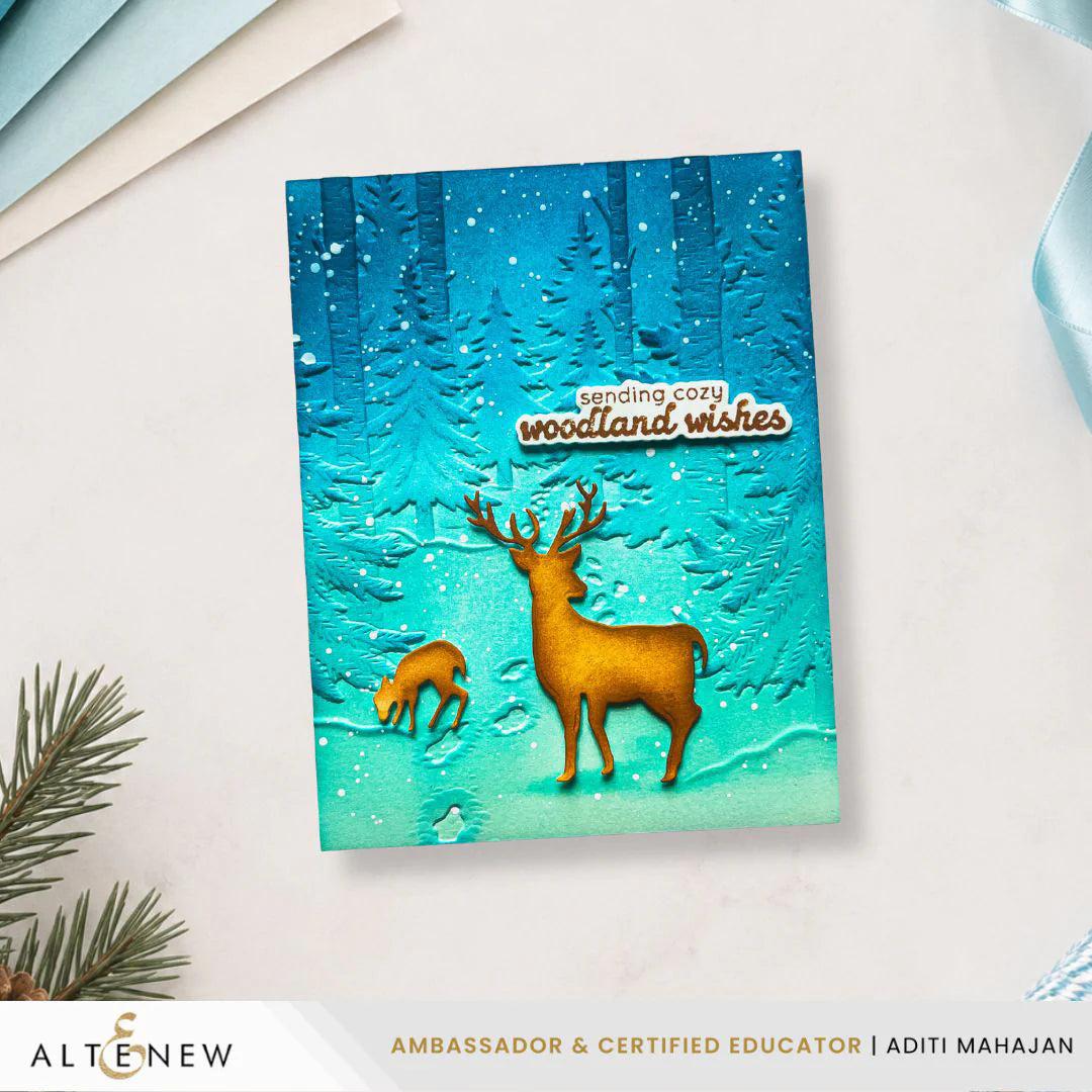 Altenew - 3D Embossing Folder - Snowy Footpath-ScrapbookPal